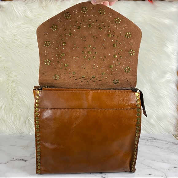 Patricia Nash Cazorla Flap Leather Backpack - Picture 12 of 12